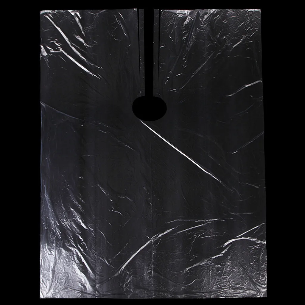 50 шт одноразовые парикмахерский салон Накидки прозрачный Водонепроницаемый