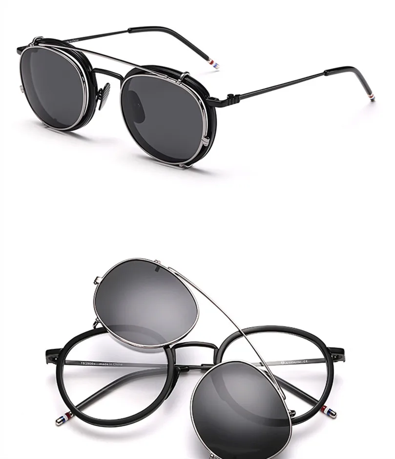 Нью Йорк том TB710 солнцезащитные очки с зажимом для мужчин и женщин оптические