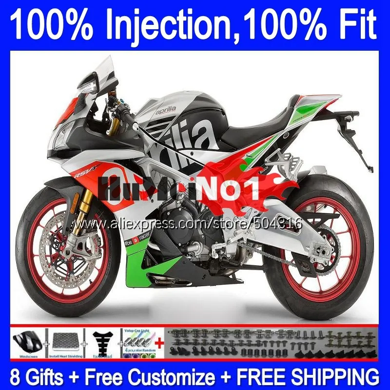 

Инъекция для Aprilia RSV 1000 R 1000R RSV1000RR 106MC.4 RSV1000 09 11 2012 2013 2015 2009 2010 12 13 15 Обтекатели заводского цвета