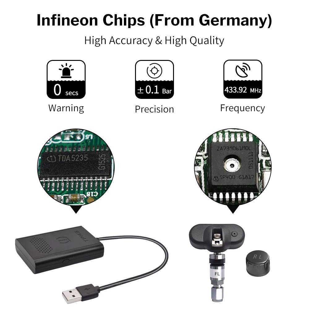 Deelife TPMS Android USB монитор давления в шинах Система для Автомобильный dvd-плеер Android gps навигация мультимедийный плеер Датчик TMPS