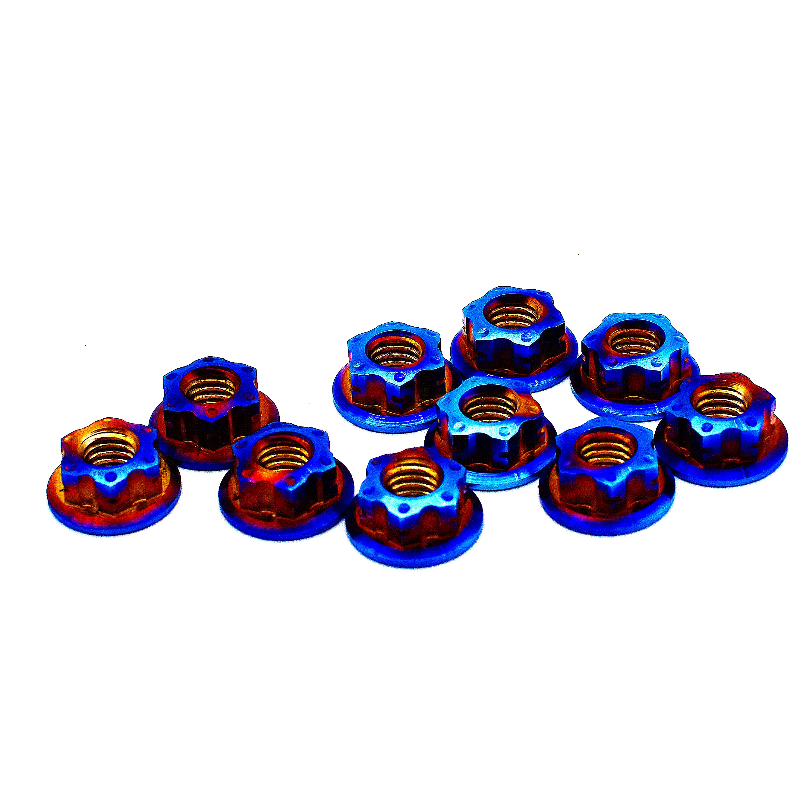 Титановая Торцевая гайка Torx для мотоцикла M6 M8 M10 M12 M14 XP1.25 P1.5 мм осевая титановые