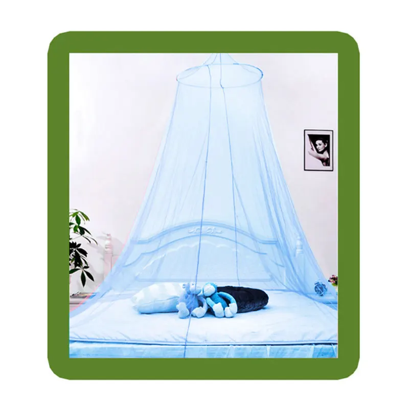 Light Blue Летняя принцесса москитная сетка круглый потолок висячая кровать спальни сетки HFing - Цвет: Light Blue