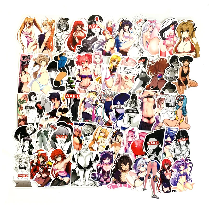 100 шт. виниловые стикеры в виде кролика для сноуборда ноутбука чемодана