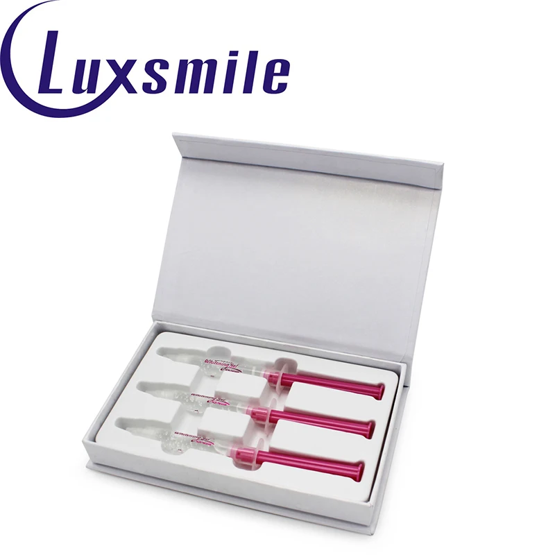 

2021Hot-SellingTeeth Whitening gel kit carbamide peroxide gel dental bleaching tooth syringe whitening tooth material 3pcs 3ml