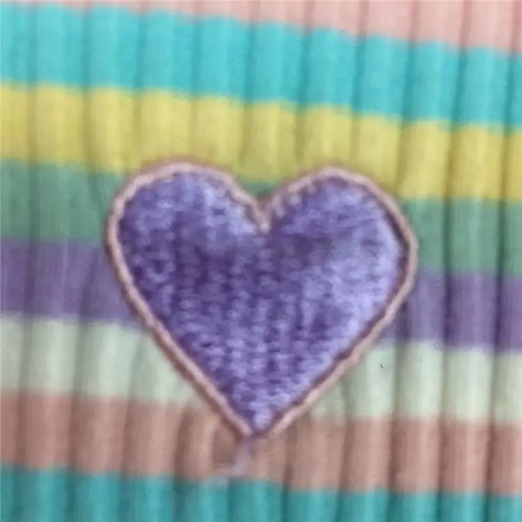 Японские Сладости, Женская водолазка, Футболка Harajuku Tumblr, радужные полосатые вязаные топы, Kawaii сердце, длинный рукав, футболки для девочек