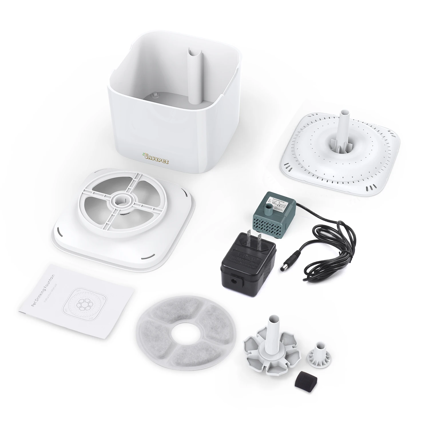 Электрическая водяная чаша Dadypet для домашних животных автоматический велосипед