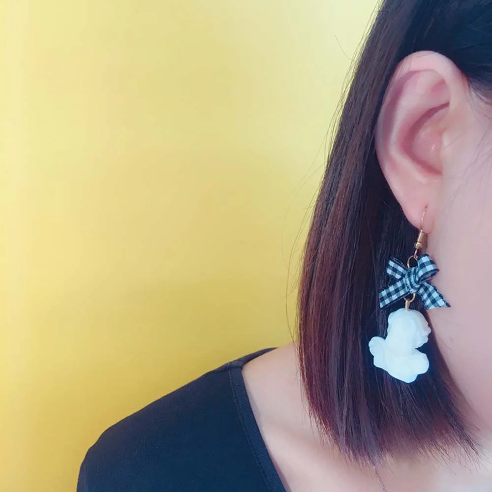 Женские серьги-подвески в стиле Харадзюку креативные милые серьги-капельки