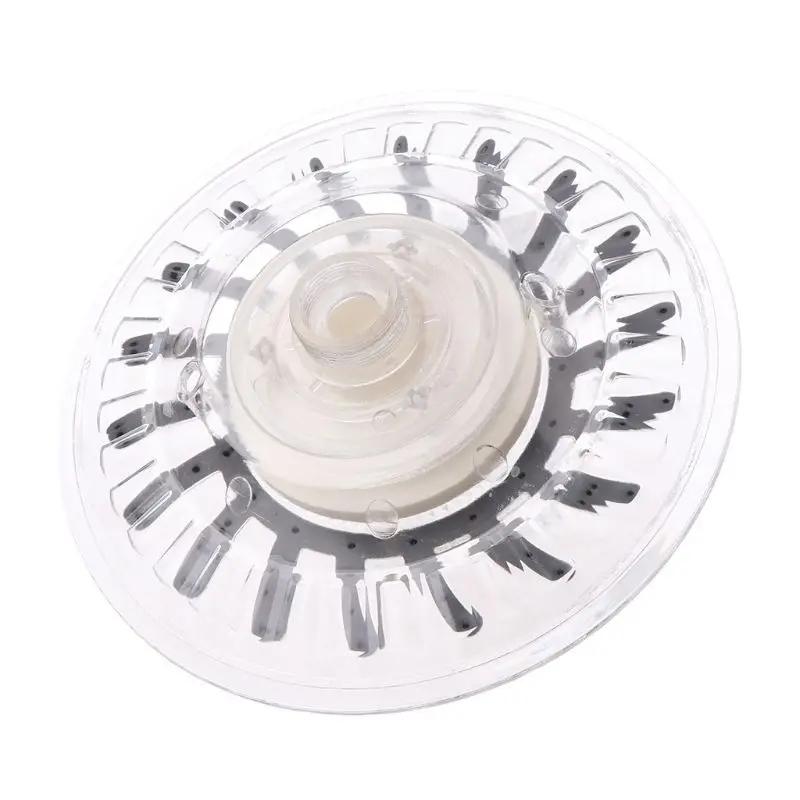 

2021 New 8\" Bathroom 7 Colors Automatic LED Light Changing Round Top Shower Head Bath Rainfall