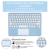 gooyiyo new touchpad keyboard mouse for ipad case ipad pro 11 2021 air 4 10 9 10 2 10 wireless bluetoothkeyboard mouse