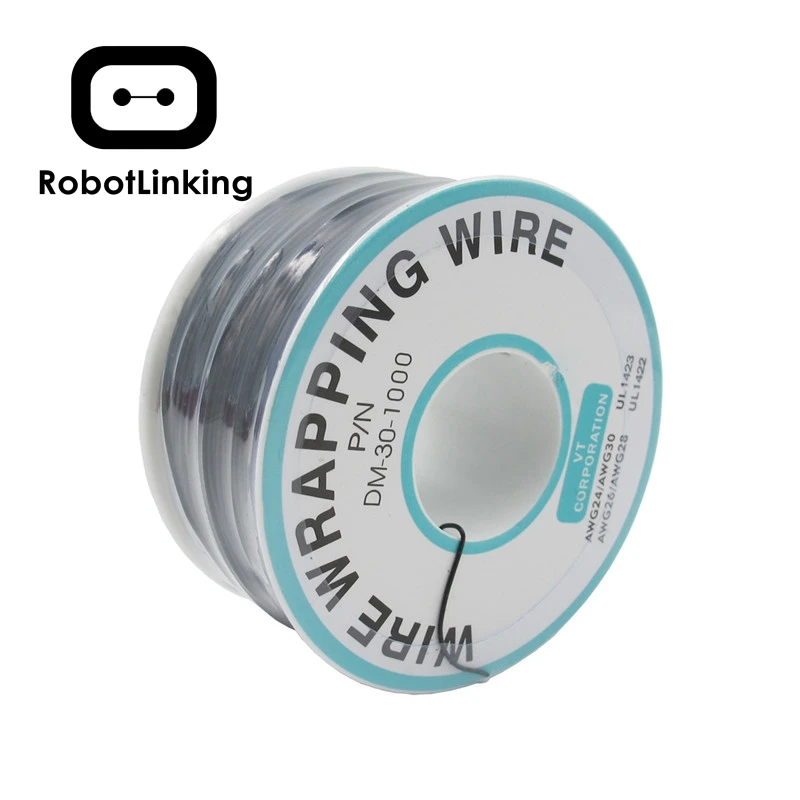 0 5 мм 30AWG Электрический медный провод силиконовый 230 м | Электронные компоненты и