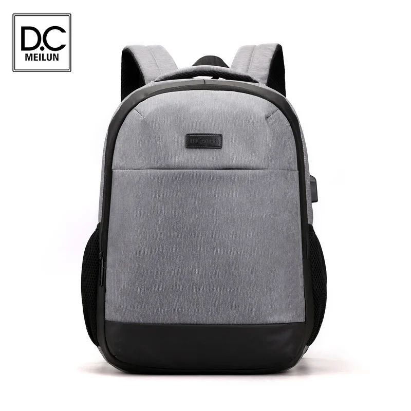 

DC.meilun Backpack for Men Multifunctional Luxury Nylon Bag for Laptop 15.6-inch USB Charging Urban Gray Mochila Hombre