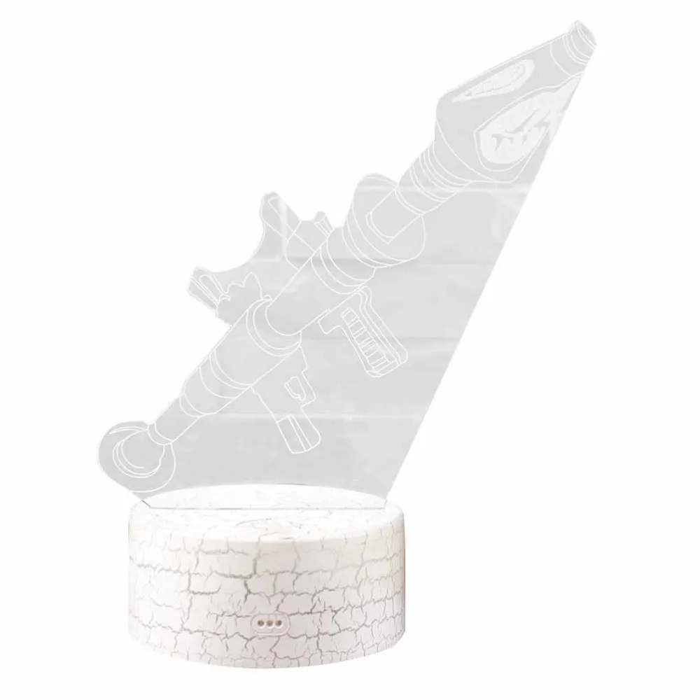 1 шт. в форме ракеты Ночной светильник с сенсорным пультом дистанционного