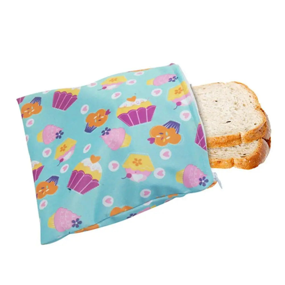 

3pcs Reusable Snack Bag Waterproof Bread Sandwich Bag Pouch For School Camping Work Travel Ktichen Supplies Bread Sandwich Bag
