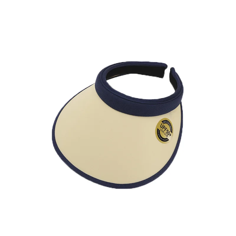 

Summer Kids Hat Fashion Exposed Empty Top Hats Outdoor Children Sunscreen Cap Casual Adjustable Boys Girls Big Brim Beach Caps