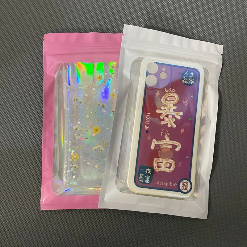 100 Pc Smell Proof Mylar Bags Resealable Odor Holographic Packaging Pouch Bag With Clear Window For Food | Дом и сад