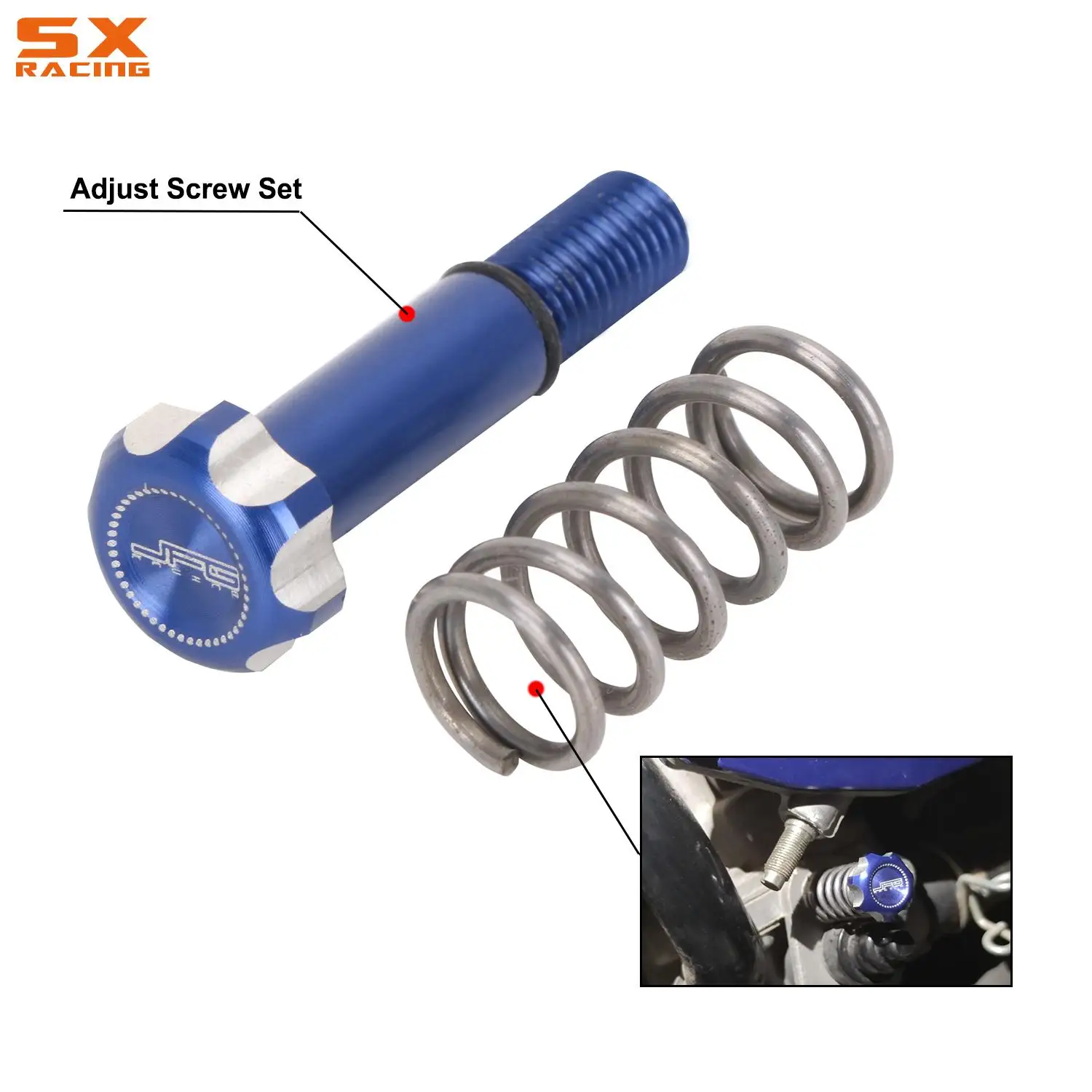 

ATV Carburetor Carb Throttle Idle Adjust Screw With Spring For Yamaha Raptor 700 700R YFM700 FZ6 FZ6R YZ250F YZ450F YZ450FX
