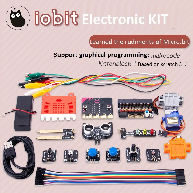 Набор электронных строительных блоков Kittenbot IOBIT | Игрушки и хобби
