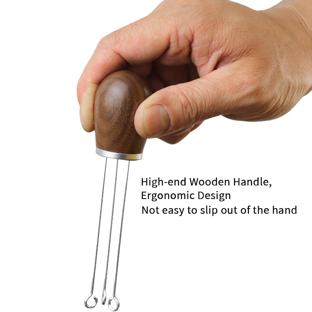 Диспенсер с деревянной ручкой для кофейных игл распределитель блоков инструмент