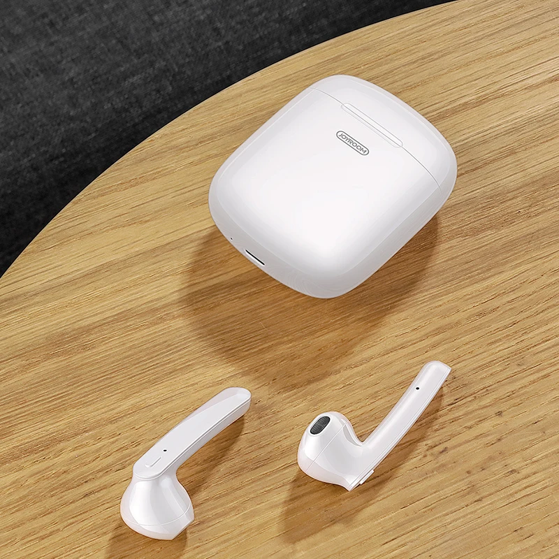 JOYROOM T04S Bluetooth V5.0 наушники настоящие беспроводные 6D стерео динамик с 500 мАч