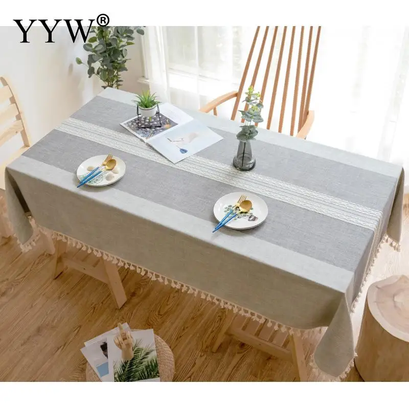 Хлопковая скатерть покрытие для стола пыленепроницаемые моющиеся настольные
