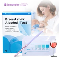 femometer breast milk alcohol test alcohol in breast milk for breastfeeding moms accurate results in 2 minutes 8 test strips