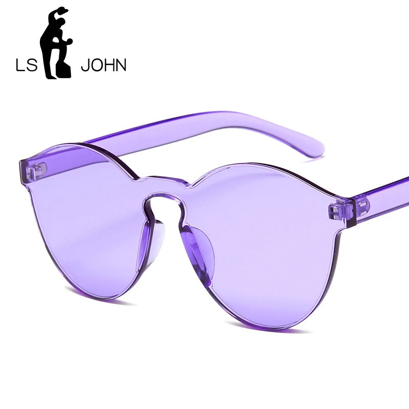 LS JOHN без оправы сексуальные Солнцезащитные очки женские брендовые дизайнерские