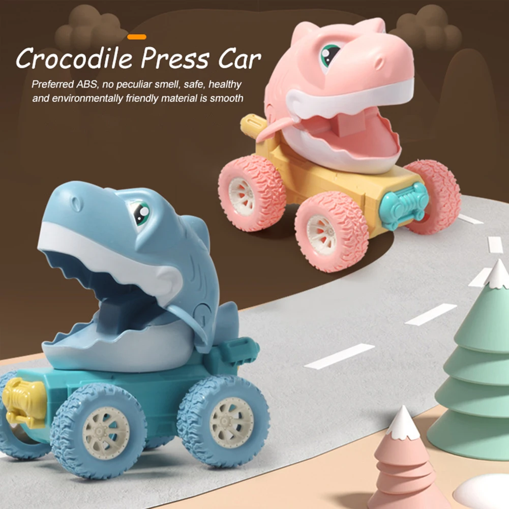 

Press Mechanical Sliding Toy Pressing Inertial Sliding Baby Dinosaur Toys Dinosau Inertial Pull Back Car Baby Educational Toys
