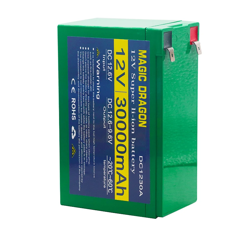 12V 20Ah 30Ah Li Ion Перезаряжаемые Батарея 12 6 v для детей электрическая автомобилей