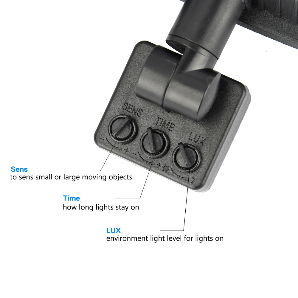 Led Flood Light 20W 30W 50W 100W AC220V PIR Motion Sensor Adjustable Wall Lamp Waterproof Outdoor Searching Spotlight | Лампы и
