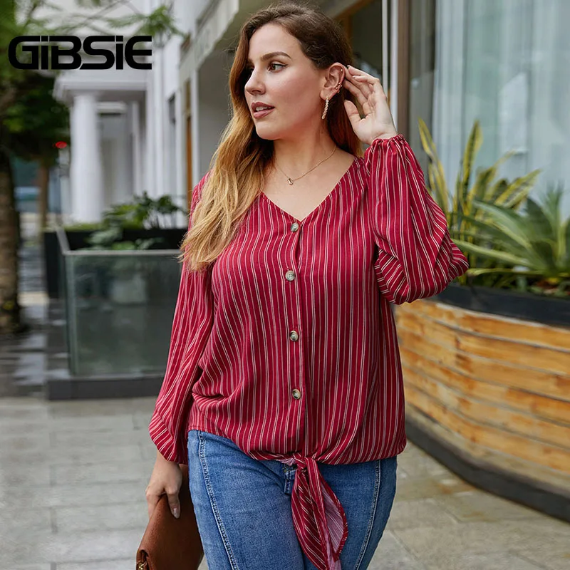 Женская футболка в полоску с V-образным вырезом и длинным рукавом | одежда