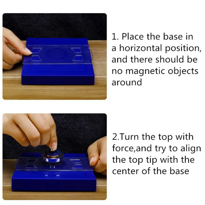 

Kids Magnetic Spinning Top Levitation Magic Gyro Gyroscope Suspended UFO Children Classic Toys