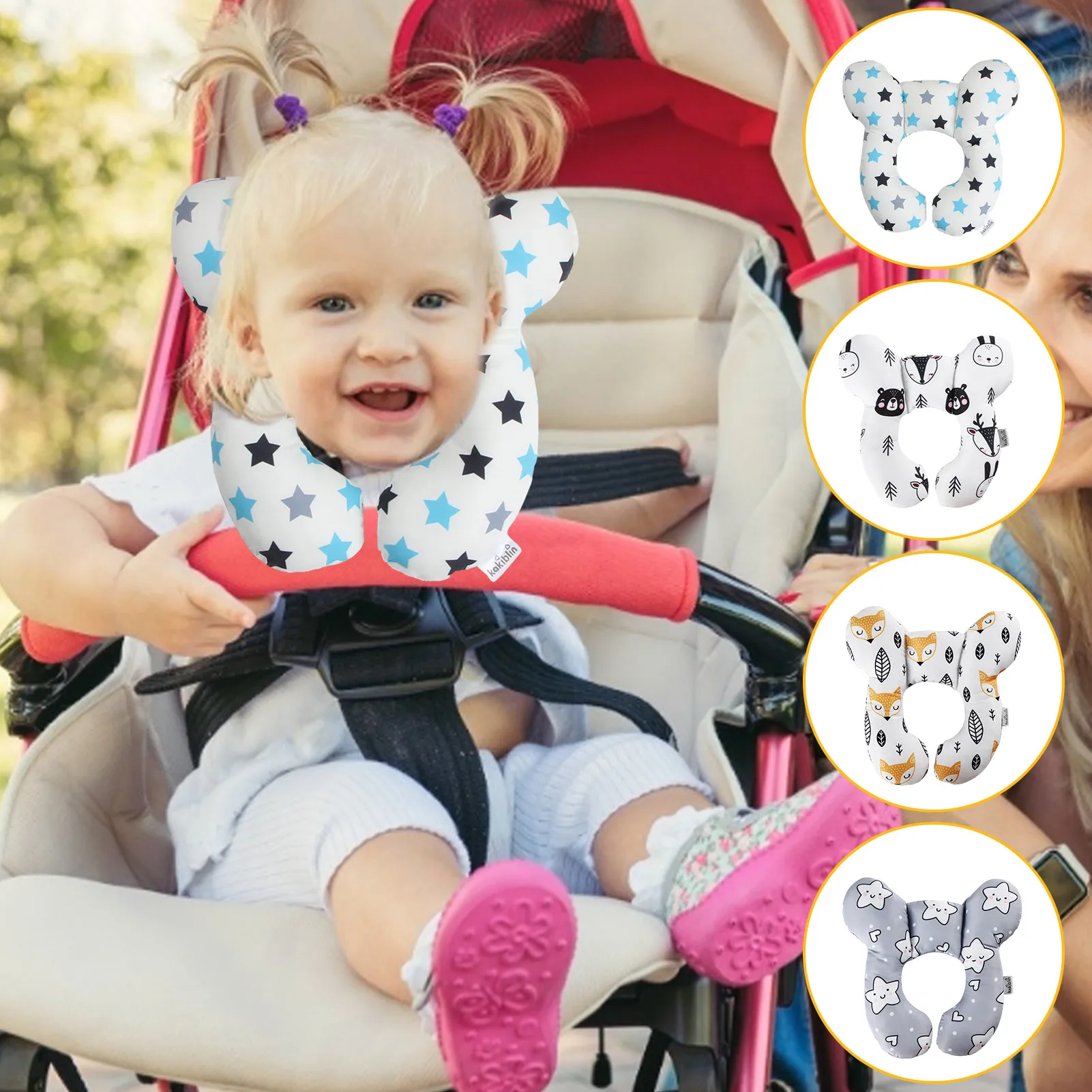 

Baby Travel Pillow Infant Car Seat Cradle Neck Support Pillow