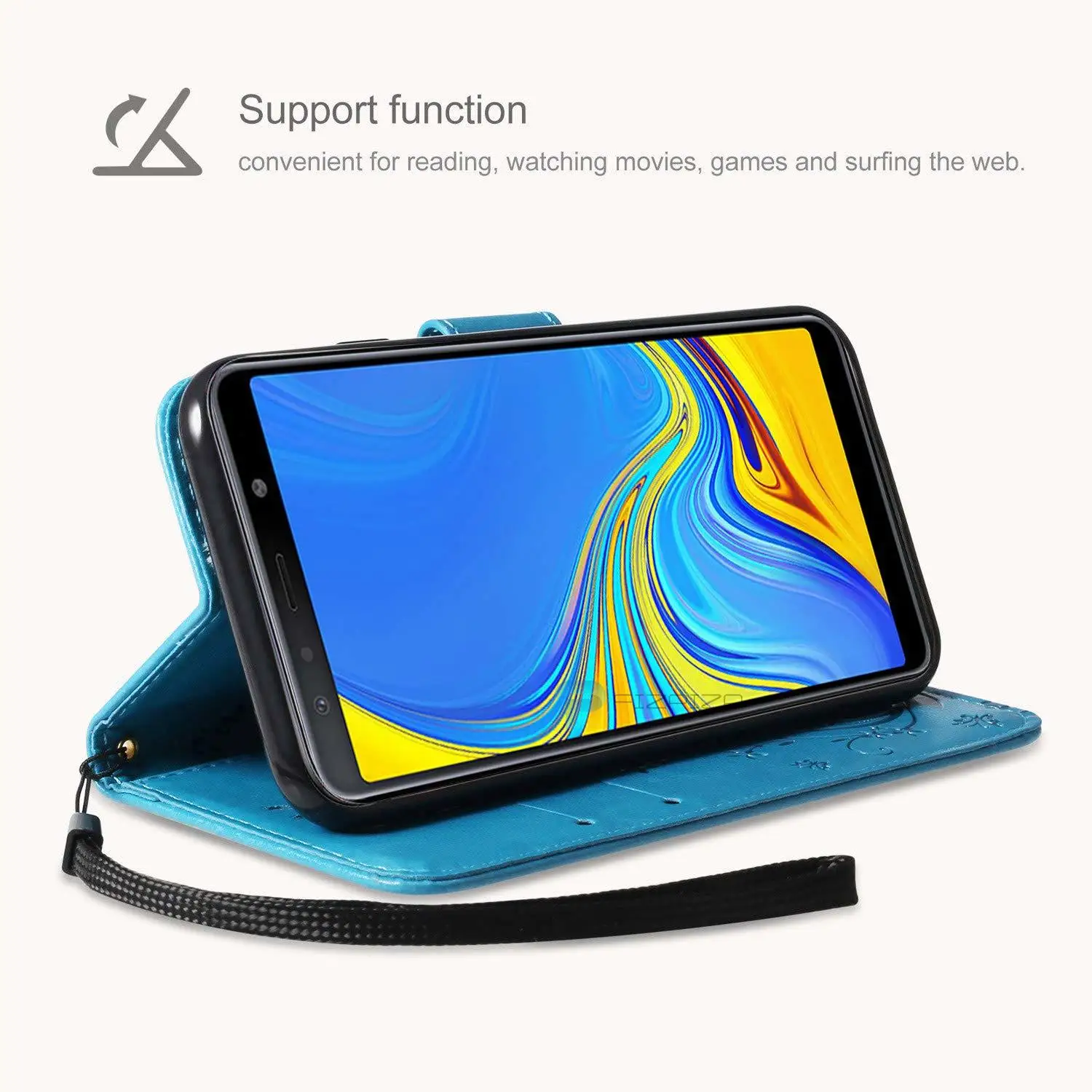Wallet Flip Case PU Leather for Samsung Galaxy A10 A20 A30 A40 A50 A70 M10 M20 A20e S10 Plus S10e 5G Version Stand Magnetic | Мобильные