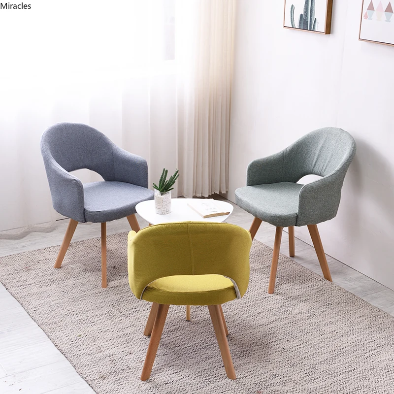 Минималистичный современный обеденный стул домашний взрослый одноместный диван