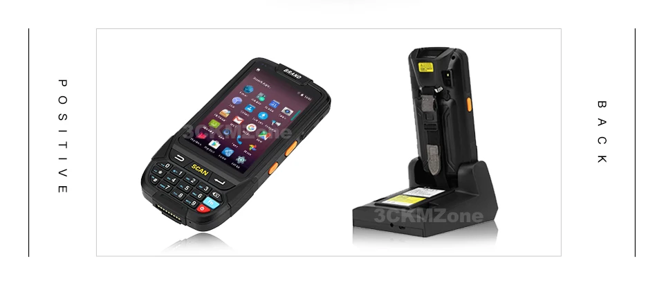 КПК Android 7,0 мобильный 1D 2D QR сканер штрих-кода ручной pos-терминал поддержка gps GPRS Wifi Bluetooth 4G для ПК камеры PDA