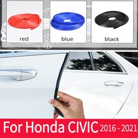 2m 5m10m car door edge scratch protector sticker guards trim styling mouldings auto bumper decorative seal strip for honda civic