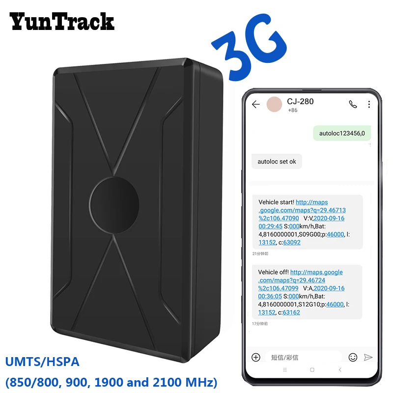 Магнитный GPS-трекер 3G голосовой монитор автозапуск остановка местоположение