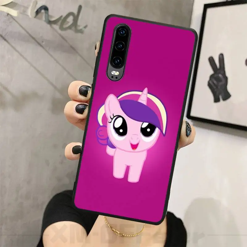 

My Little Pony Phone Case Black TPU For Huawei P20 P30 P40 Pro Mate Pro Lite Plus Smart Nova 5t Cover Carcasa
