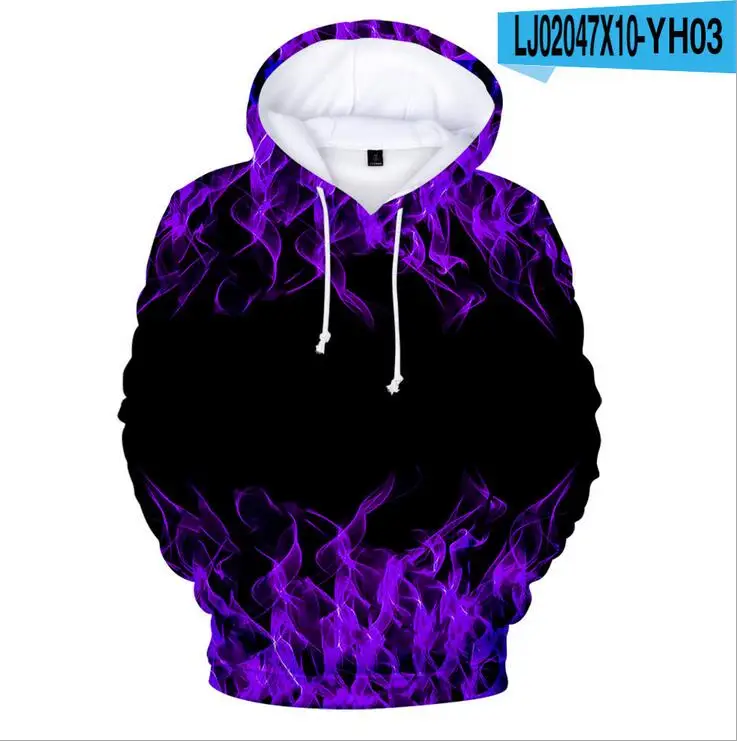 

New Listing 3D Color Flame Hoodies Sweatshirts Men Women Unisex Pullovers Fashion Kids Hooded Autumn Boys Girls Streetwear Tops