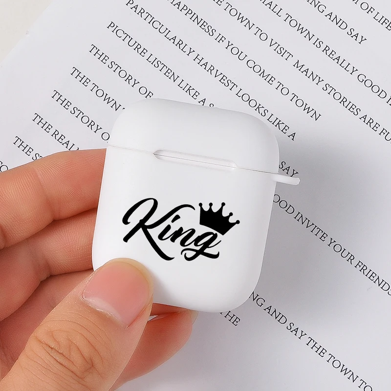Женский чехол для AirPods белый с Bluetooth Apple 1 2 зарядного бокса кожаные аксессуары Air Pods