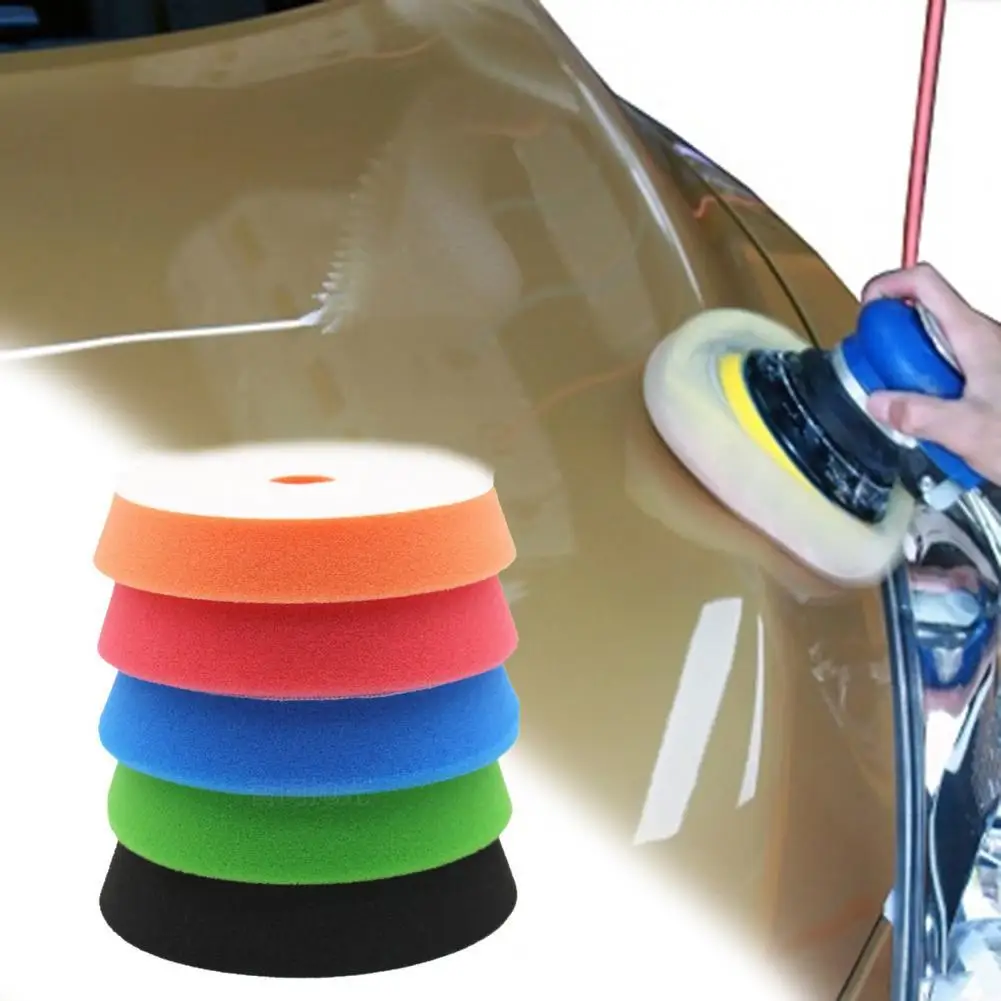 

5Pcs Durable Professional Polishing Sponge Universal Portable 6 inch Car Polish Wheel Buffing Pad Car Accessories Supplies Goods