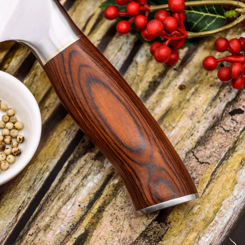 Высшее качество 9Cr18mov Nakiri кухонные ножи Razuo острый шеф повара нож для нарезки