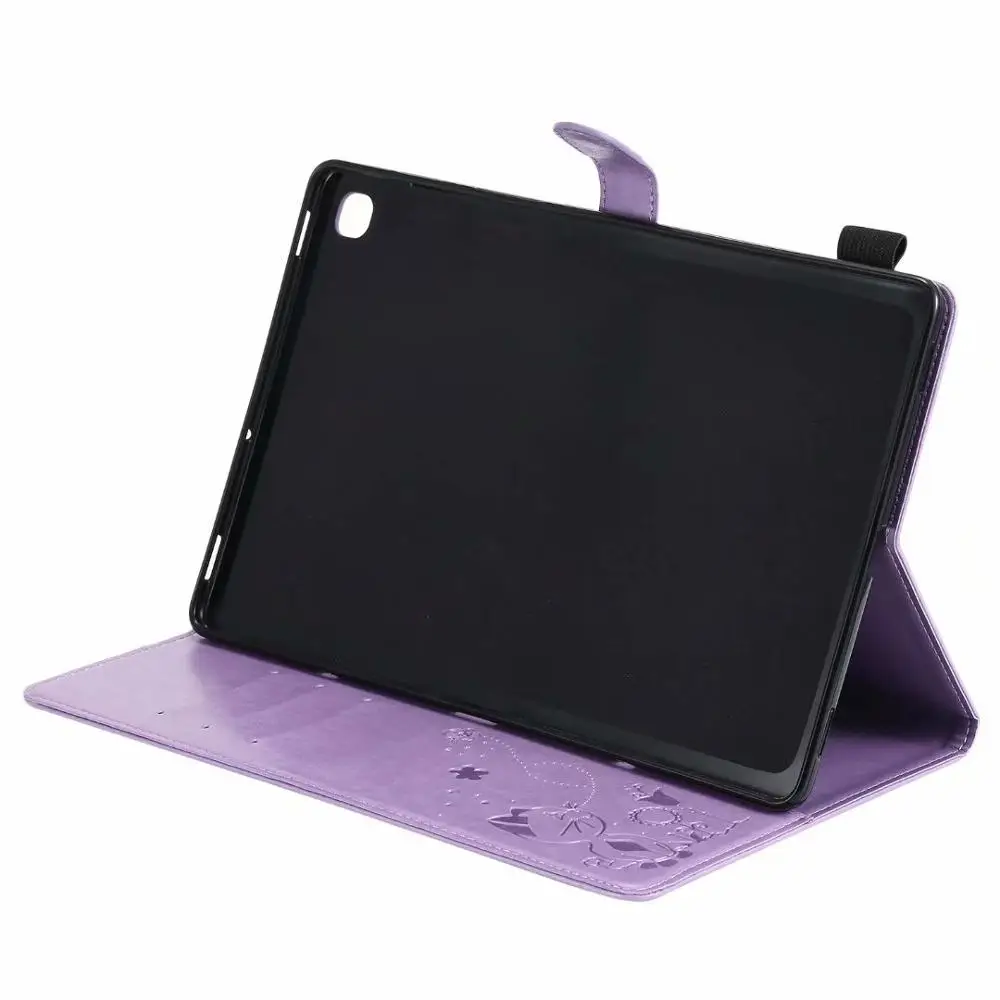 

Embossing flip leather Case Samsung Galaxy Tab A 10.1 2019 SM-T510 T515 stand anti-fall Tablet cover