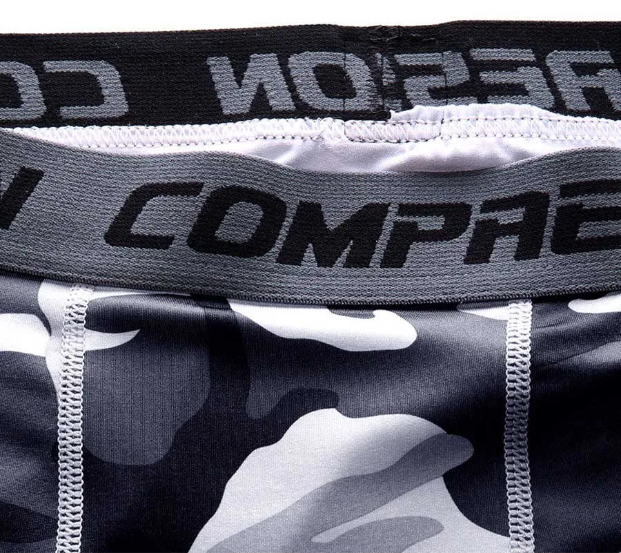 Совершенно новый мужской тренировочный компрессионный спортивный костюм с 3D