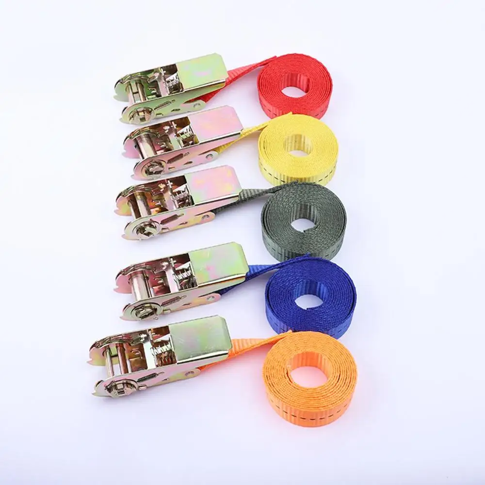 Ремень с металлической пряжкой для автомобиля мотоцикла велосипеда 6 м крепкий