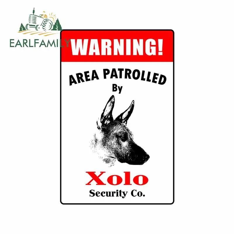 Водонепроницаемая наклейка EARLFAMILY, 13 см х 8,5 см, для патрулирования Xolo, с героями мультфильмов, для автофургонов, аниме, наклейки для мотоциклов и автомобилей, устойчивые к царапинам, украшение