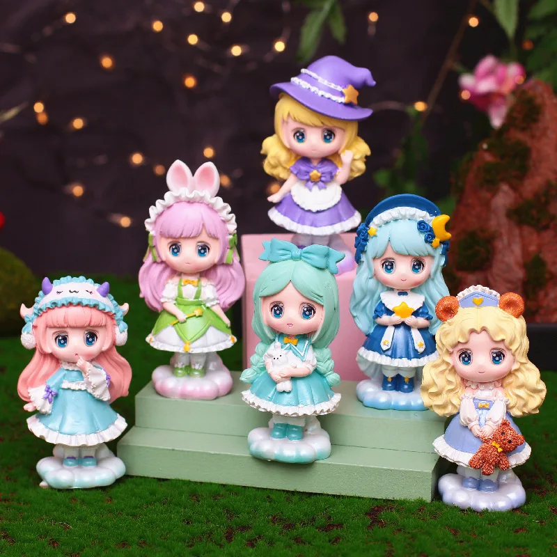 

New 40 Kinds Of Blind Box Toys Creative Resin Crafts Blind Box Bag Girls Gift Cartoon Animals Figures Surprise anime figure