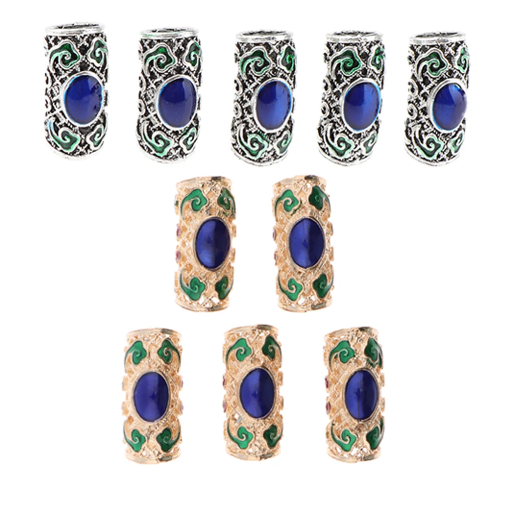 10 шт. антикварные зажимы для волос в оплетке | Шиньоны и парики