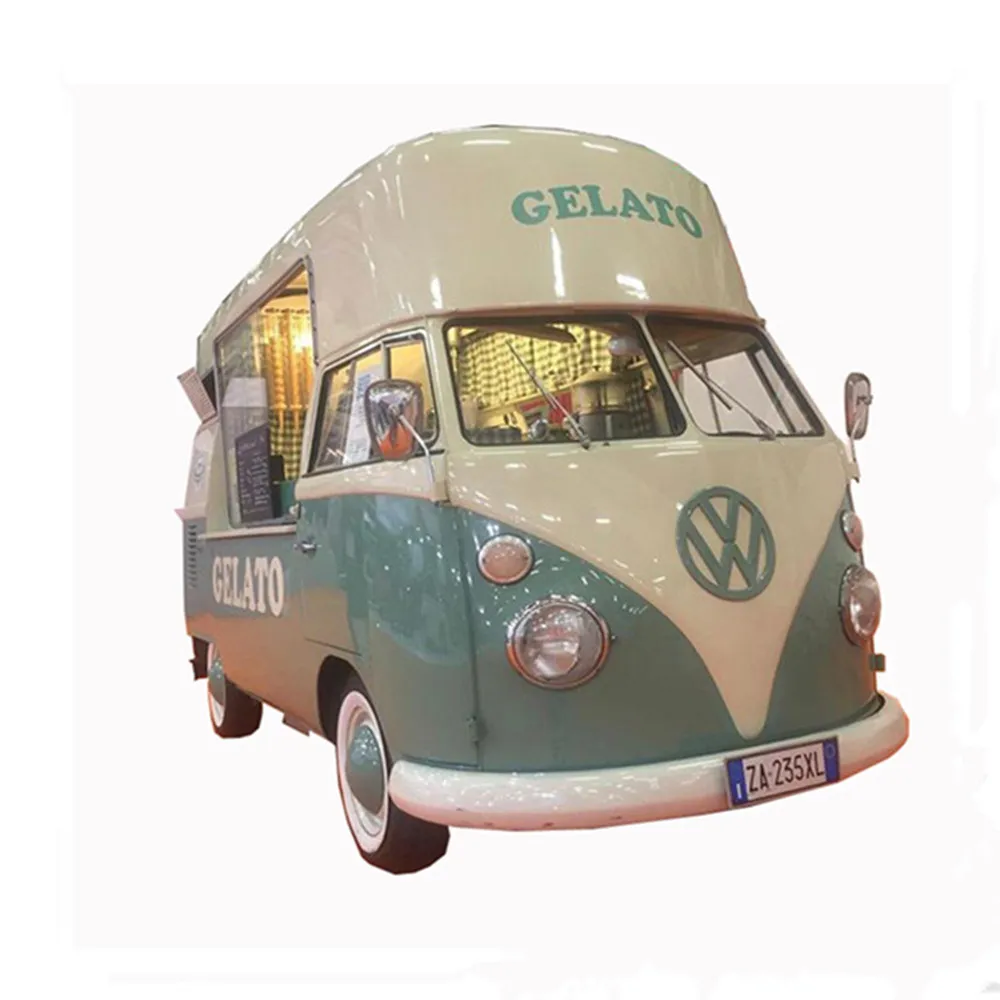 2021 Мобильная электрическая тележка для закусок фаст фургон уличный мороженого с