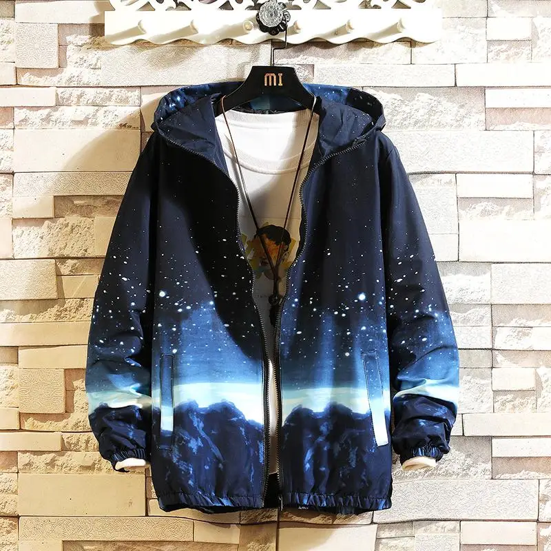 

Men's Autumn Jacket Clothing Windbreaker Men Male Jacket Bomber Male Frock Coat Spring and Autumn Winter New Korean Camouflage